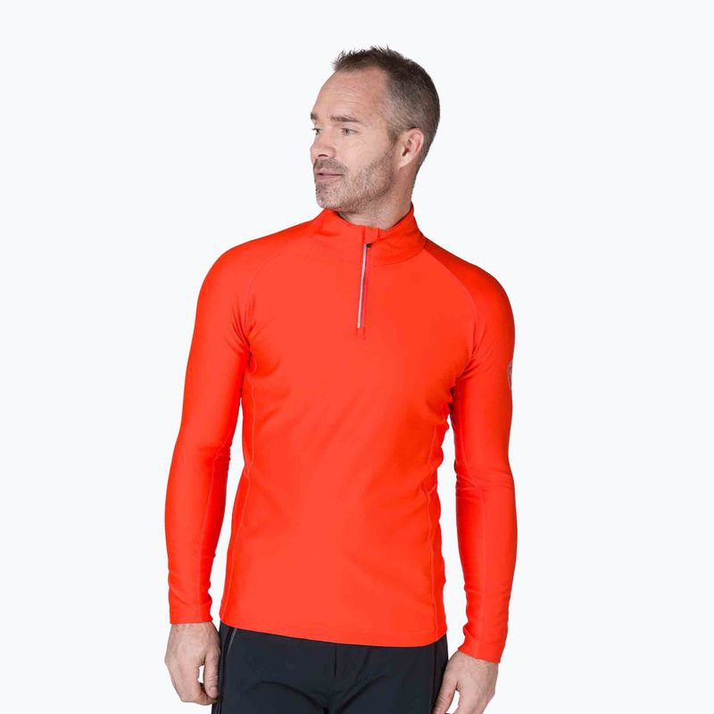 Longsleeve termoaktywny męski Rossignol Classique 1/2 Zip orange