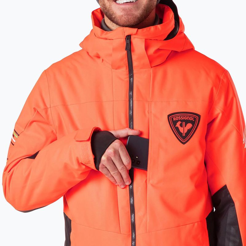 Kurtka narciarska męska Rossignol Hero All Speed neon red 10