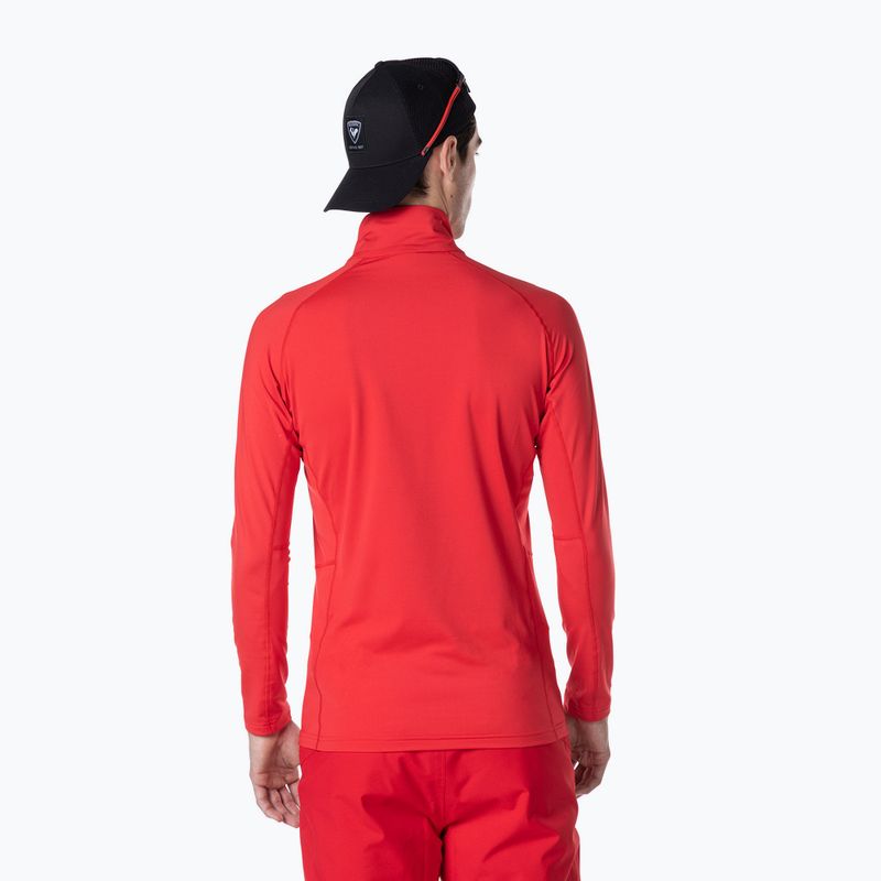 Bluza termoaktywna męska Rossignol Classique 1/2 Zip sports red 3