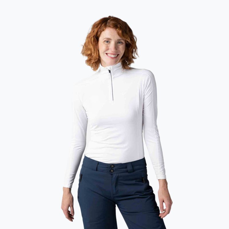 Bluza termoaktywna damska Rossignol Classique 1/2 Zip white