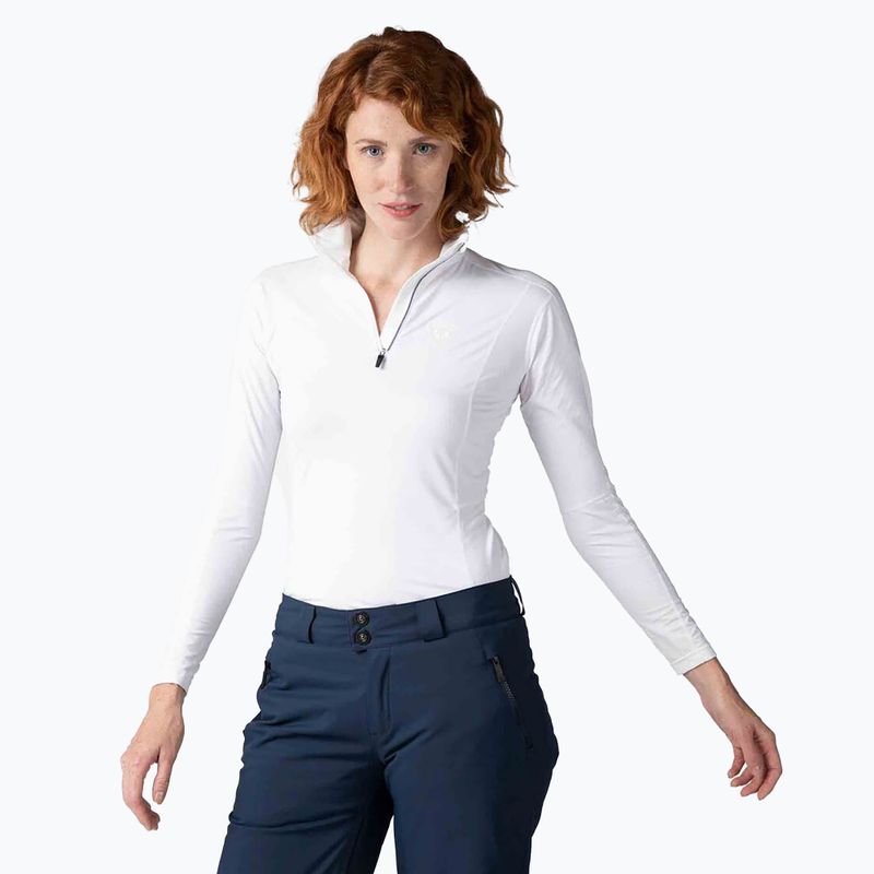 Bluza termoaktywna damska Rossignol Classique 1/2 Zip white 4