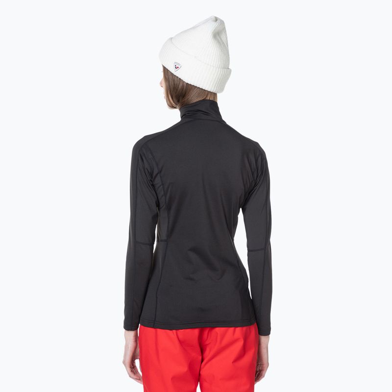 Bluza termoaktywna damska Rossignol Classique 1/2 Zip black 3