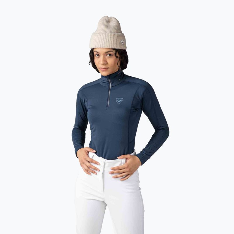 Bluza termoaktywna damska Rossignol Classique 1/2 Zip dark navy
