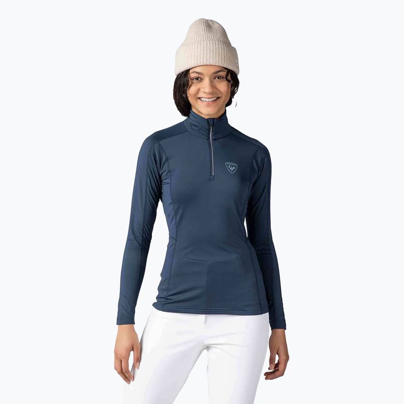 Bluza termoaktywna damska Rossignol Classique 1/2 Zip dark navy 3