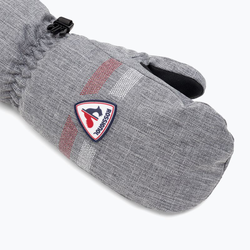 Rękawice narciarskie dziecięce Rossignol Jr Roc Impr M heather grey 5
