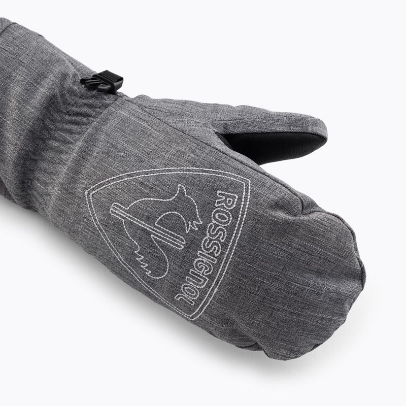 Rękawice narciarskie dziecięce Rossignol Jr Rooster M heather grey 4