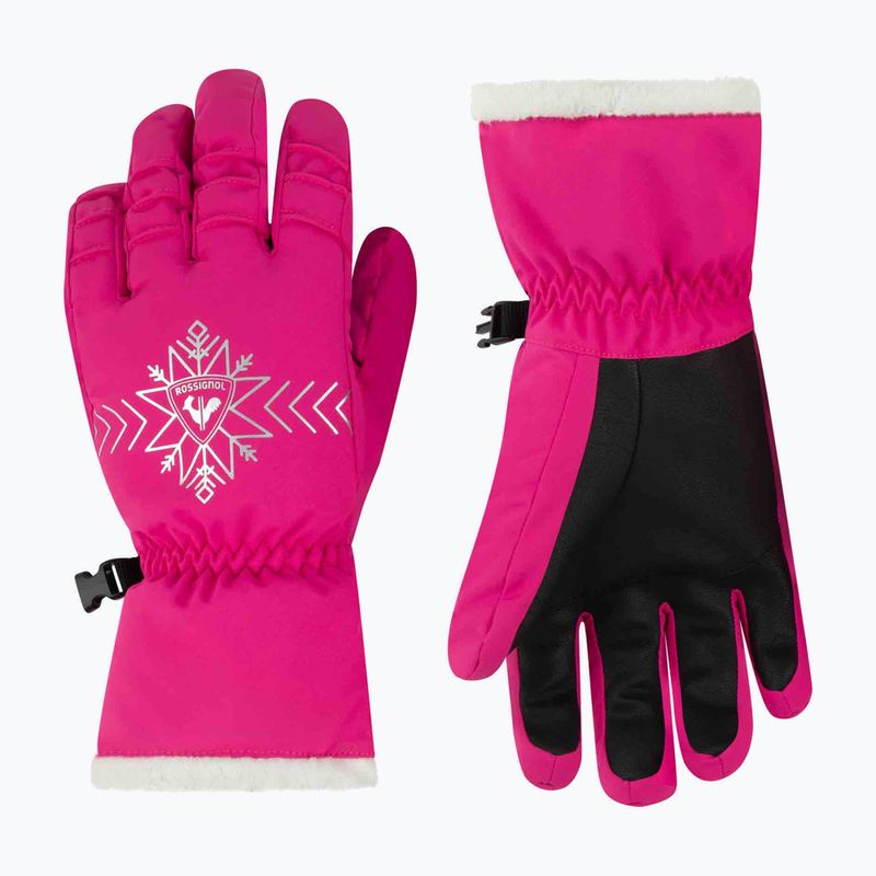 Rękawice narciarskie damskie Rossignol Perfy G orchid pink 5