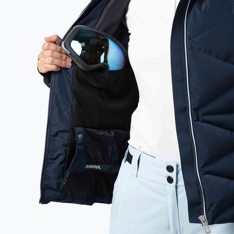 Kurtka narciarska damska Rossignol Staci Pearly dark navy 14