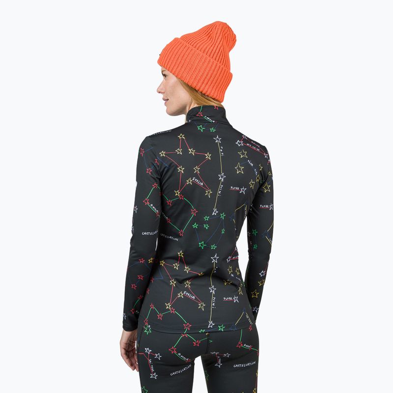 Bluza termoaktywna damska Rossignol Booster 1/2 Zip Top 100 black 2