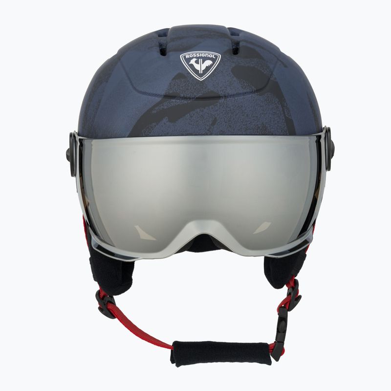 Kask narciarski dziecięcy Rossignol Whoopee Visor Impacts dark blue 2