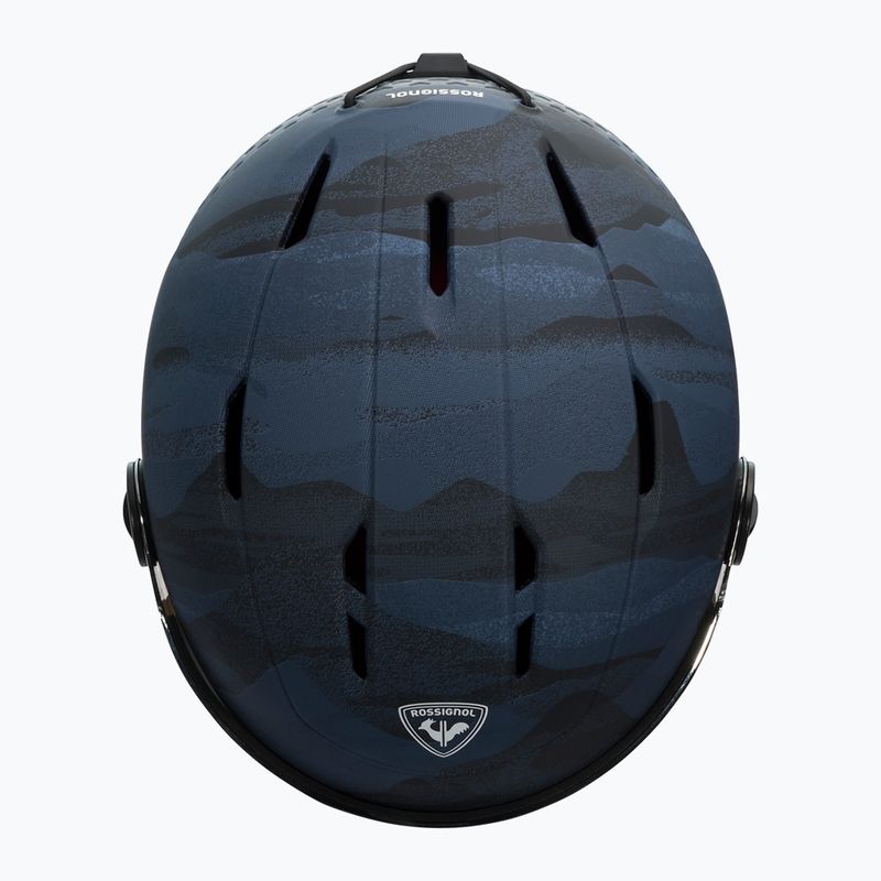 Kask narciarski dziecięcy Rossignol Whoopee Visor Impacts dark blue 9