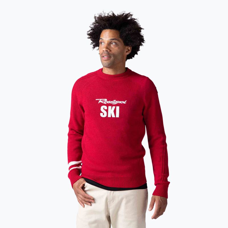 Sweter męski Rossignol Signature Rossignol Knit sport red