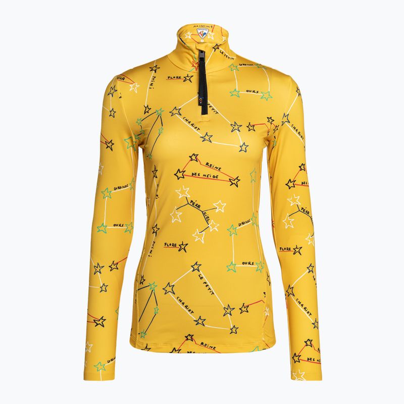 Longsleeve termoaktywny damski Rossignol Booster 1/2 Zip Top 100 yellow 6