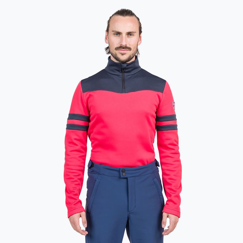 Longsleeve termoaktywny męski Rossignol Resort 1/2 Zip sports red 4