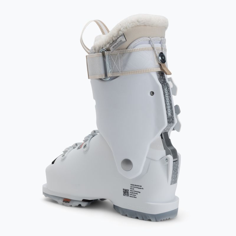 Buty narciarskie damskie Rossignol Vizion 4B 80 GW W white 2