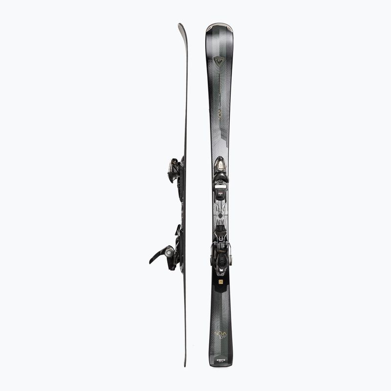 Narty zjazdowe damskie Rossignol Nova 10 + wiązania Xpress W 11 GW black/metallic green 2