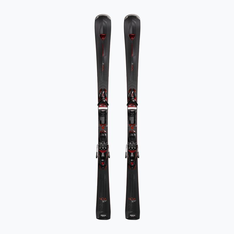 Narty zjazdowe damskie Rossignol Nova 14 K + wiązania NX 12 Konect GW matte black/metallic black