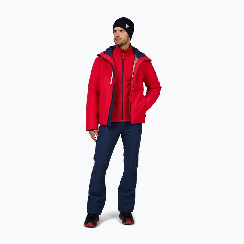 Bluza narciarska męska Rossignol Cieloalto Fleece Fz sports red 2