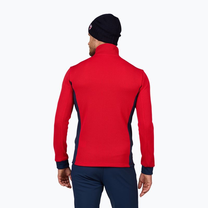 Bluza narciarska męska Rossignol Cieloalto Fleece Fz sports red 3