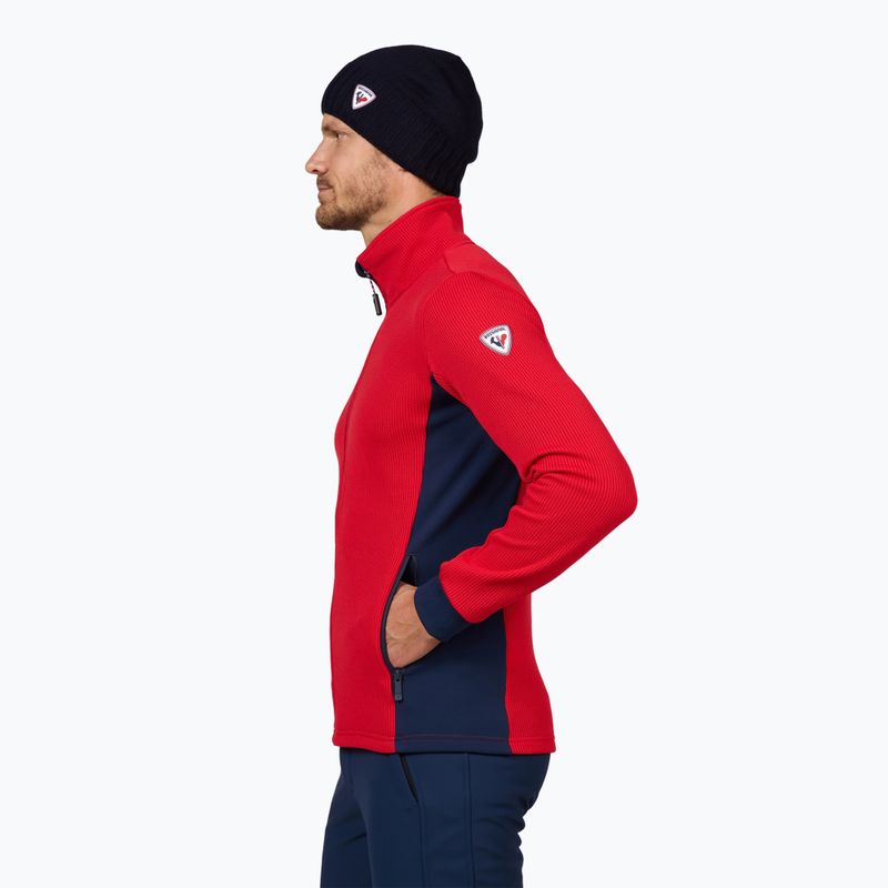 Bluza narciarska męska Rossignol Cieloalto Fleece Fz sports red 4