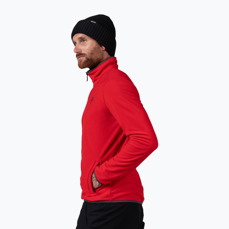 Bluza męska Rossignol Strawpile Fleece Fz sports red 4