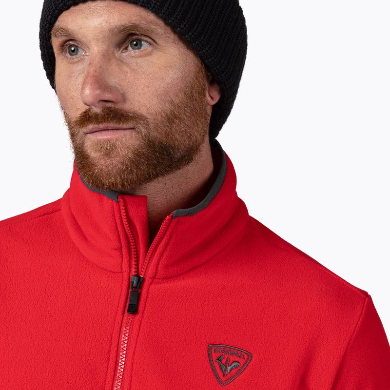 Bluza męska Rossignol Strawpile Fleece Fz sports red 5
