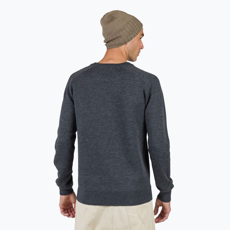 Sweter męski Rossignol Jacquard Crew Neck onyx grey 3