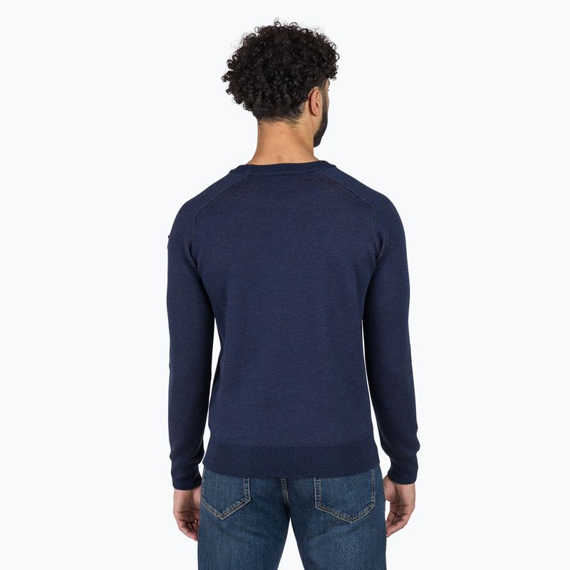 Sweter męski Rossignol Jacquard Crew Neck dark navy 3