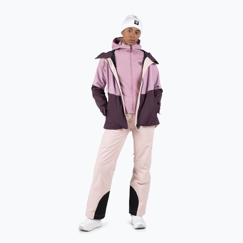 Kurtka ocieplana damska Rossignol Opside Hoodie moonlight mauve 2