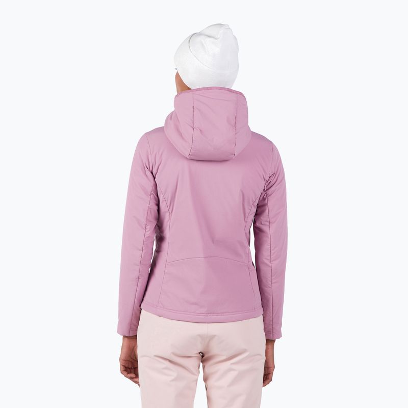 Kurtka ocieplana damska Rossignol Opside Hoodie moonlight mauve 3