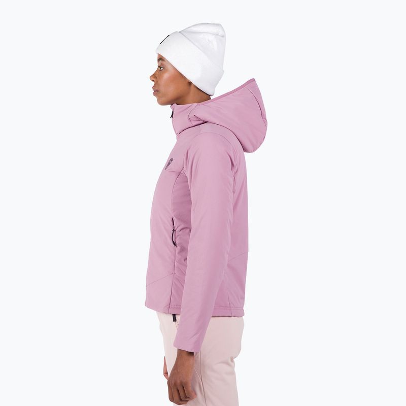 Kurtka ocieplana damska Rossignol Opside Hoodie moonlight mauve 4