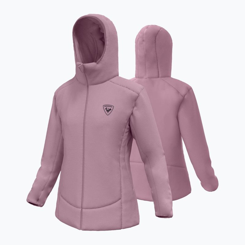 Kurtka ocieplana damska Rossignol Opside Hoodie moonlight mauve 11