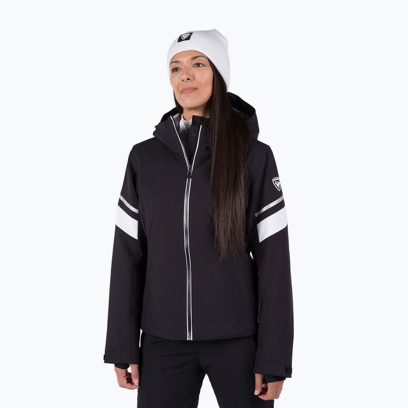 Kurtka narciarska damska Rossignol Strawpile Jkt black