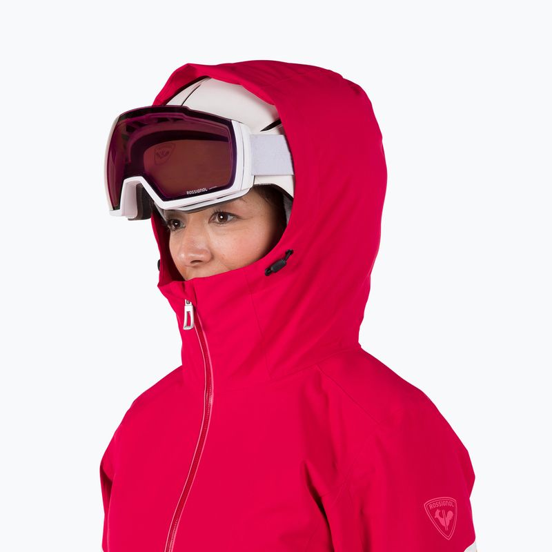Kurtka narciarska damska Rossignol Strawpile Jkt ruby red 5