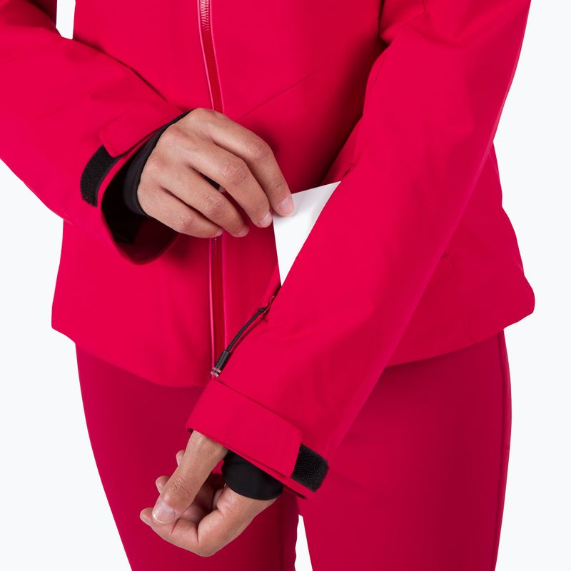 Kurtka narciarska damska Rossignol Strawpile Jkt ruby red 9