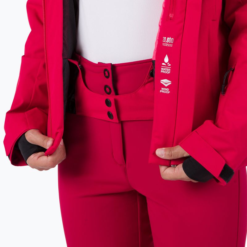 Kurtka narciarska damska Rossignol Strawpile Jkt ruby red 12