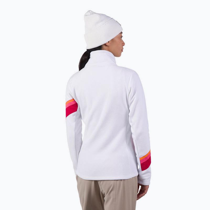 Bluza damska Rossignol Strawpile Fleece Fz white 3