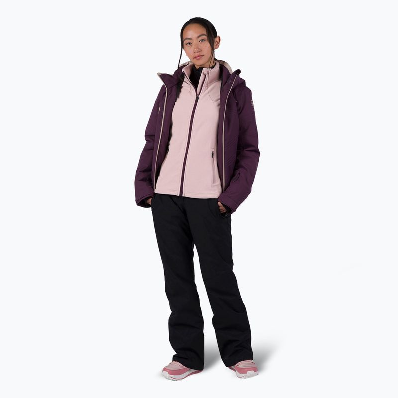 Bluza damska Rossignol Strawpile Fleece Fz powder pink 2