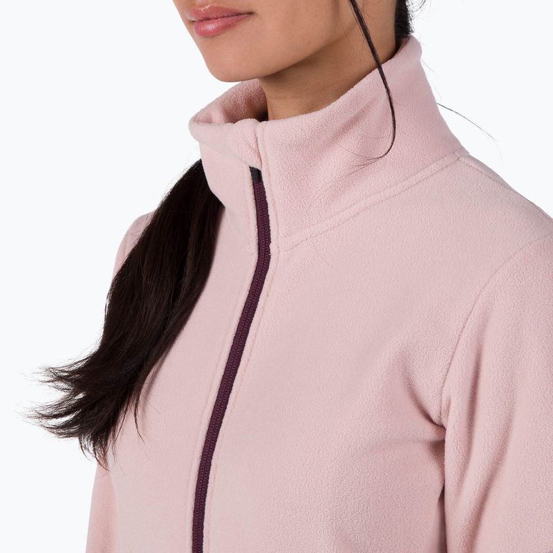 Bluza damska Rossignol Strawpile Fleece Fz powder pink 4