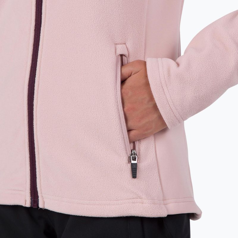 Bluza damska Rossignol Strawpile Fleece Fz powder pink 5