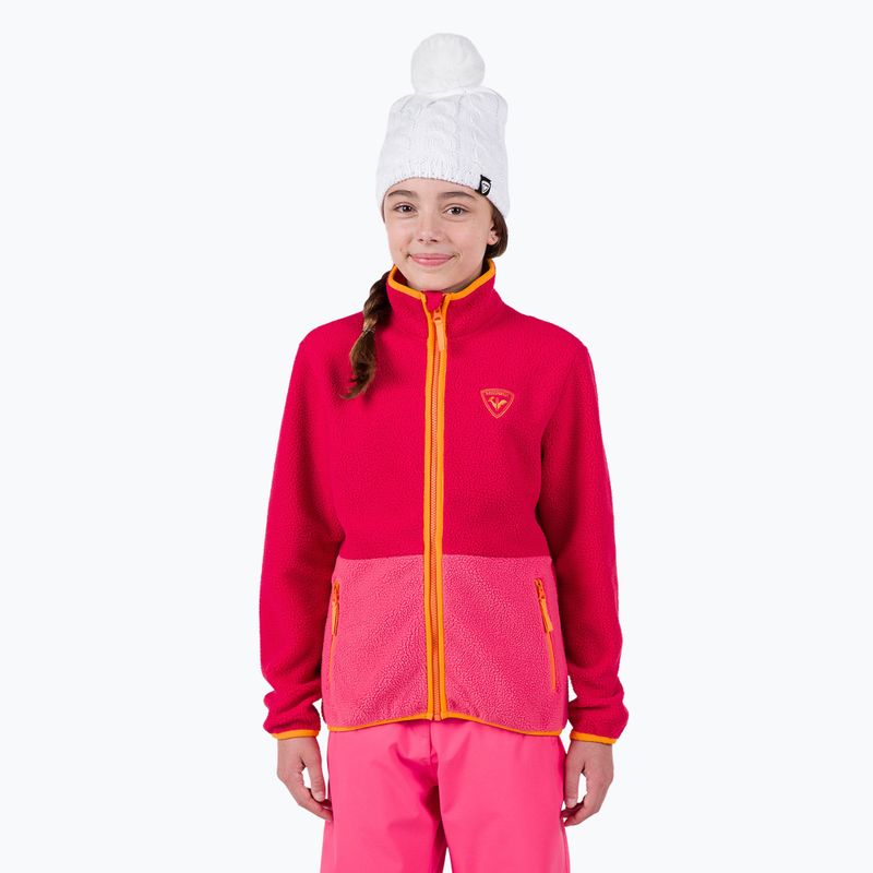 Bluza polarowa dziecięca Rossignol Jr Alltrack Fleece tea rose