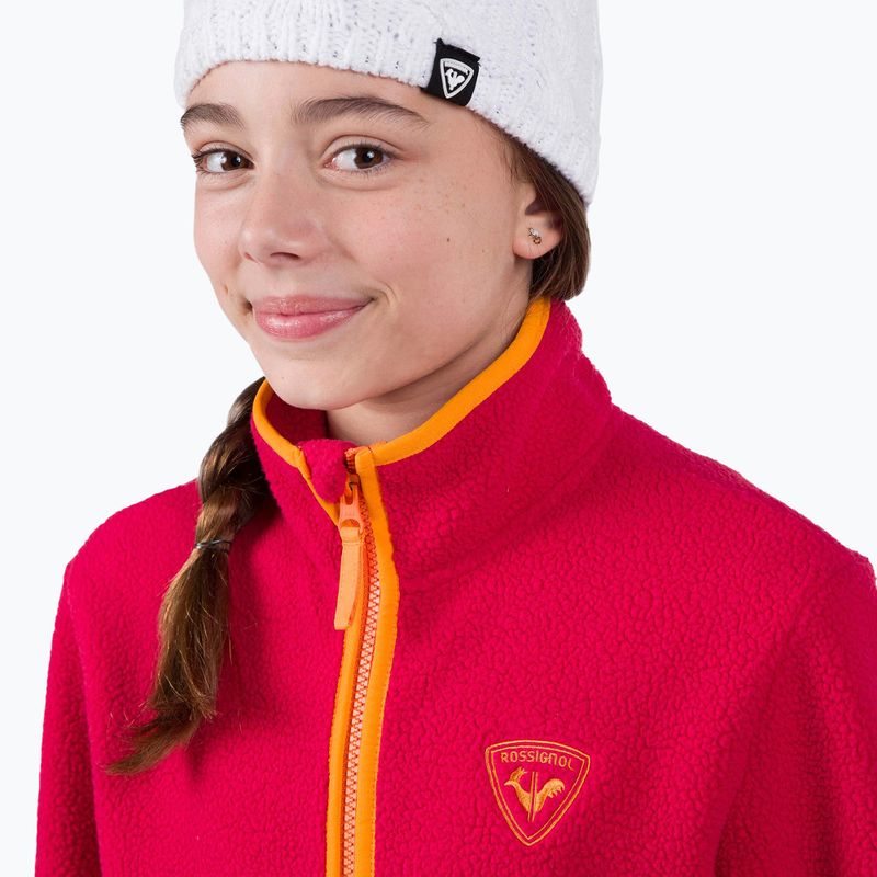 Bluza polarowa dziecięca Rossignol Jr Alltrack Fleece tea rose 4