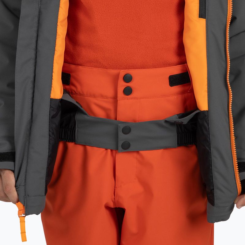 Kurtka narciarska dziecięca Rossignol Strawpile Jr onyx grey 12