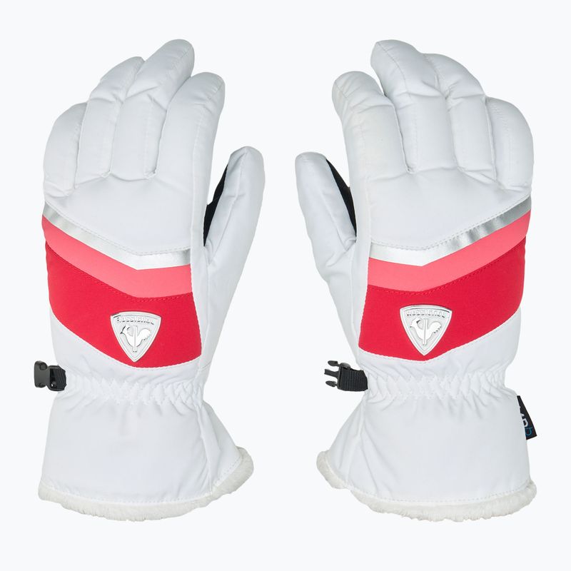 Rękawice narciarskie damskie Rossignol New Piste G white 3