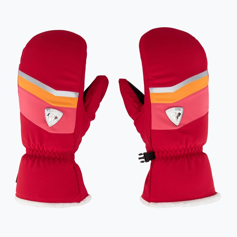 Rękawice narciarskie damskie Rossignol New Piste M ruby red 2