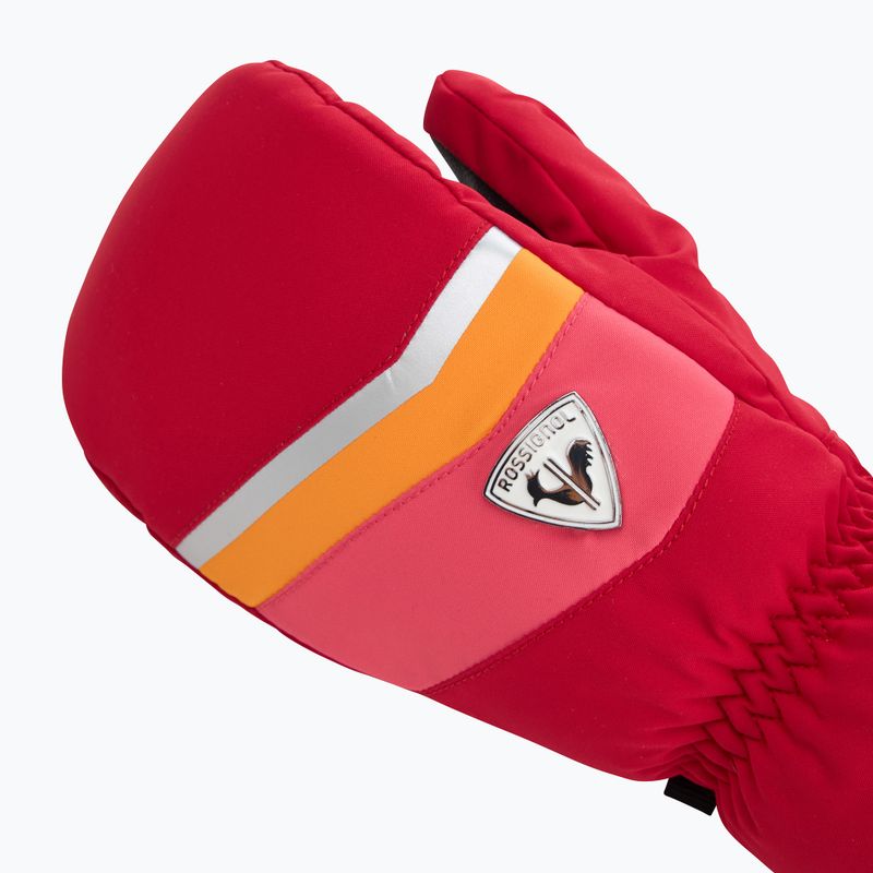 Rękawice narciarskie damskie Rossignol New Piste M ruby red 4