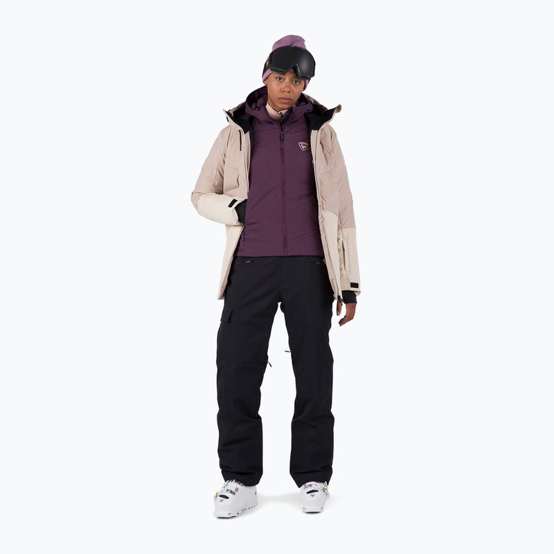 Kurtka ocieplana damska Rossignol Opside Hoodie mulberry 2