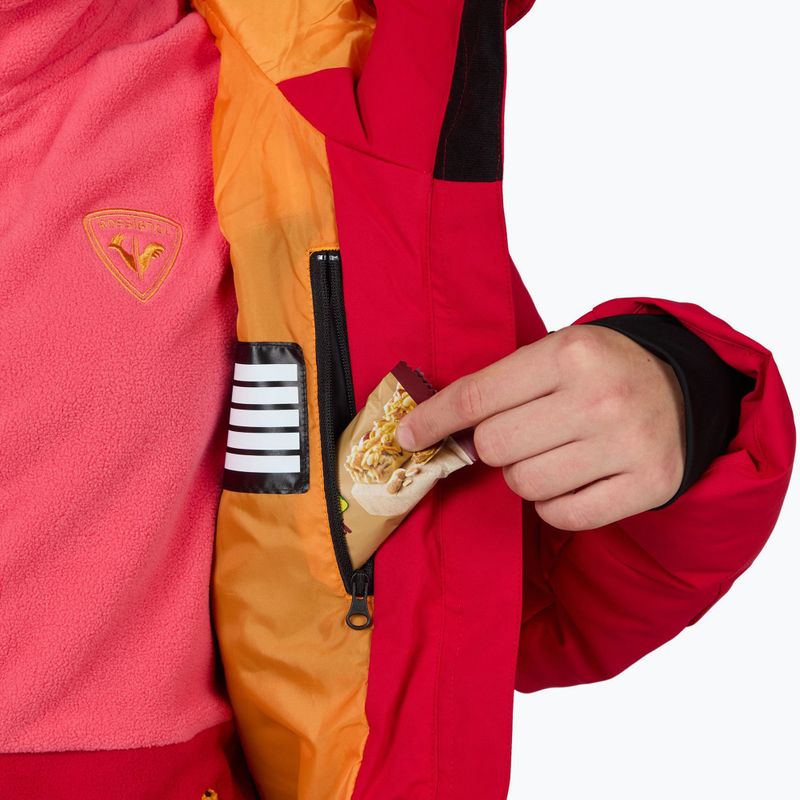 Kurtka narciarska dziecięca Rossignol Girl Staci ruby red 10