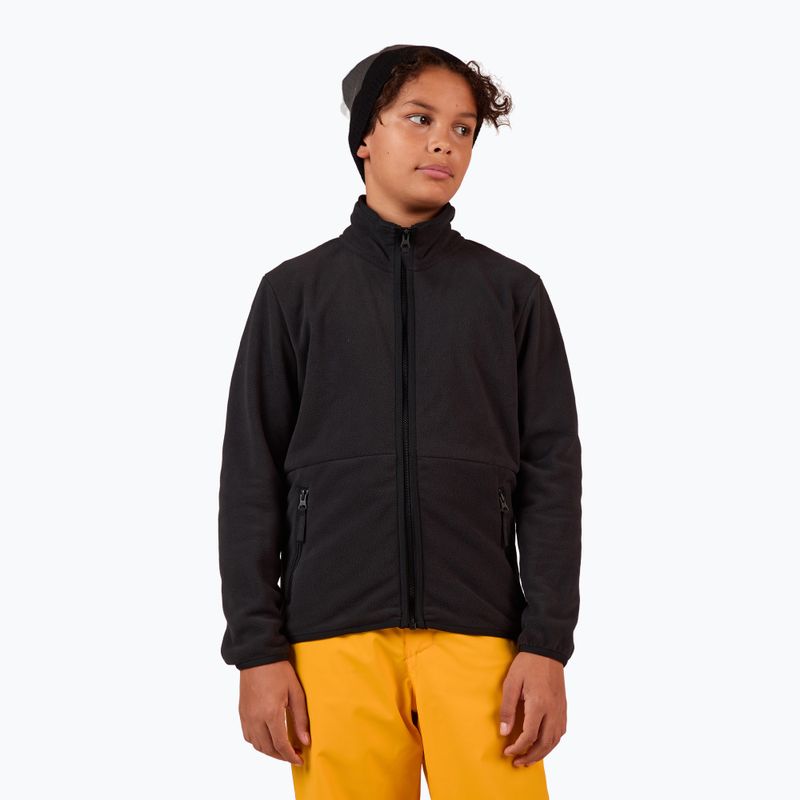 Bluza polarowa dziecięca Rossignol Jr Strawpile Fleece Fz black
