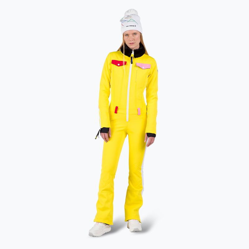 Kombinezon narciarski damski Rossignol Sublim Insulated Overall true yellow